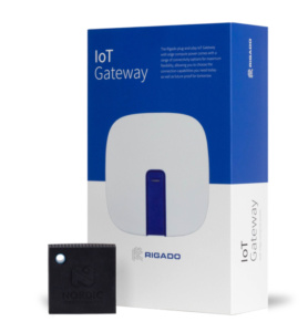 Rigado Cascade Edge-as-a-Service Evaluation Kit including 60 days of free Edge-as-a-Service, a Cascade-500 IoT Gateway, a Nordic Thingy:52 sensor, self-guided tutorials and device to cloud sample code.